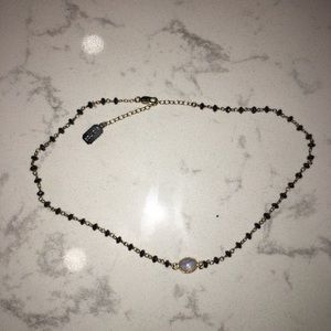 Anthropologie choker necklace with moonstone
